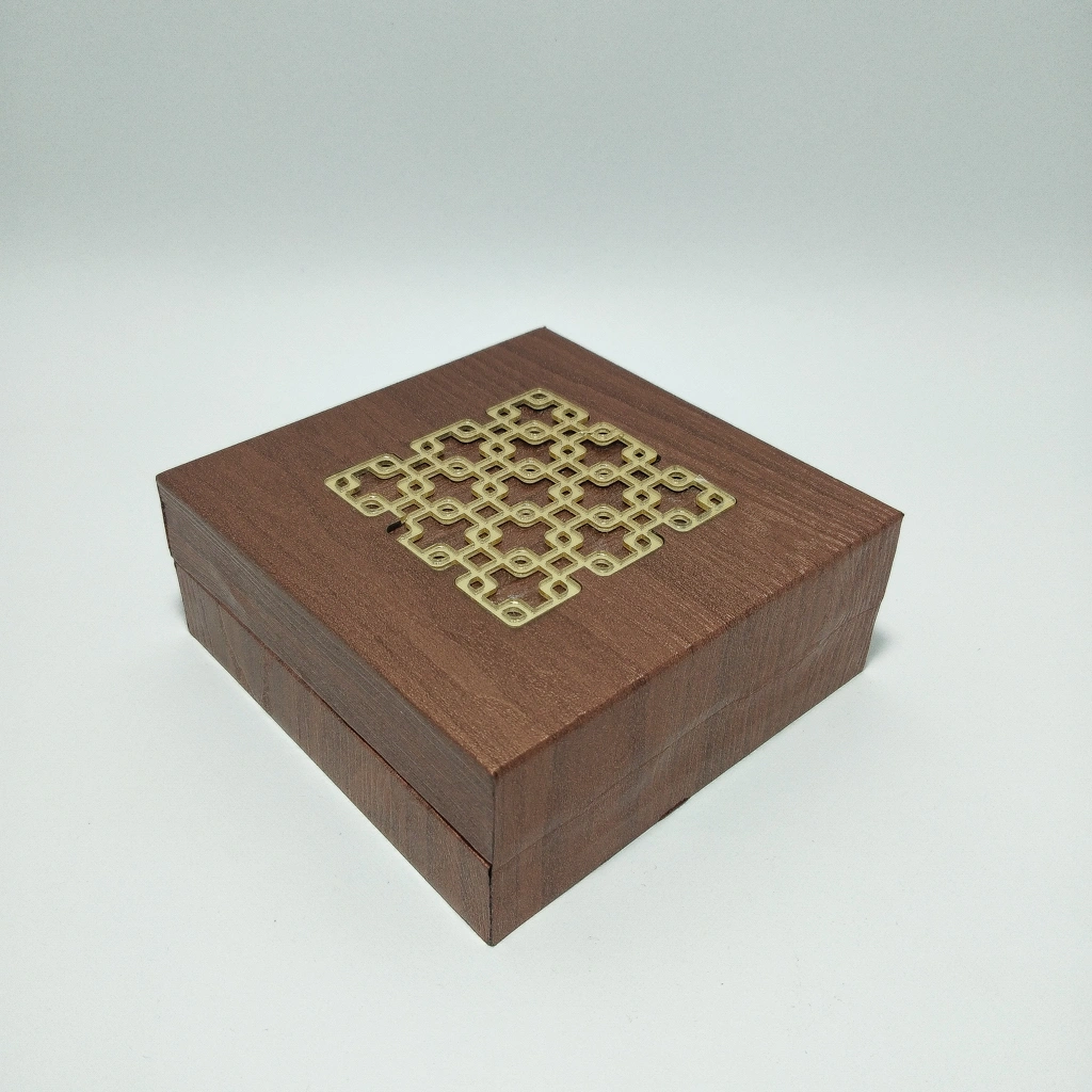 jewellery box led laser wooden pendant box