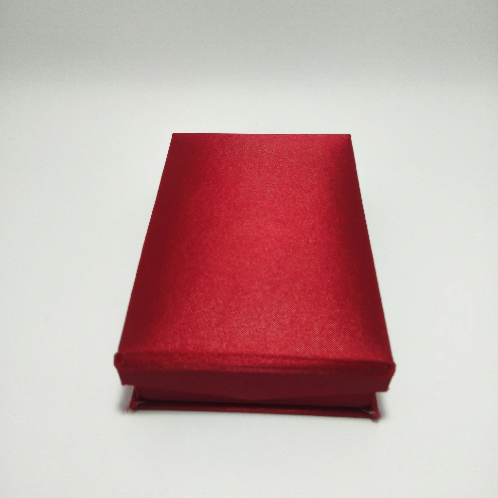 jewellery box pure red satin big pendant