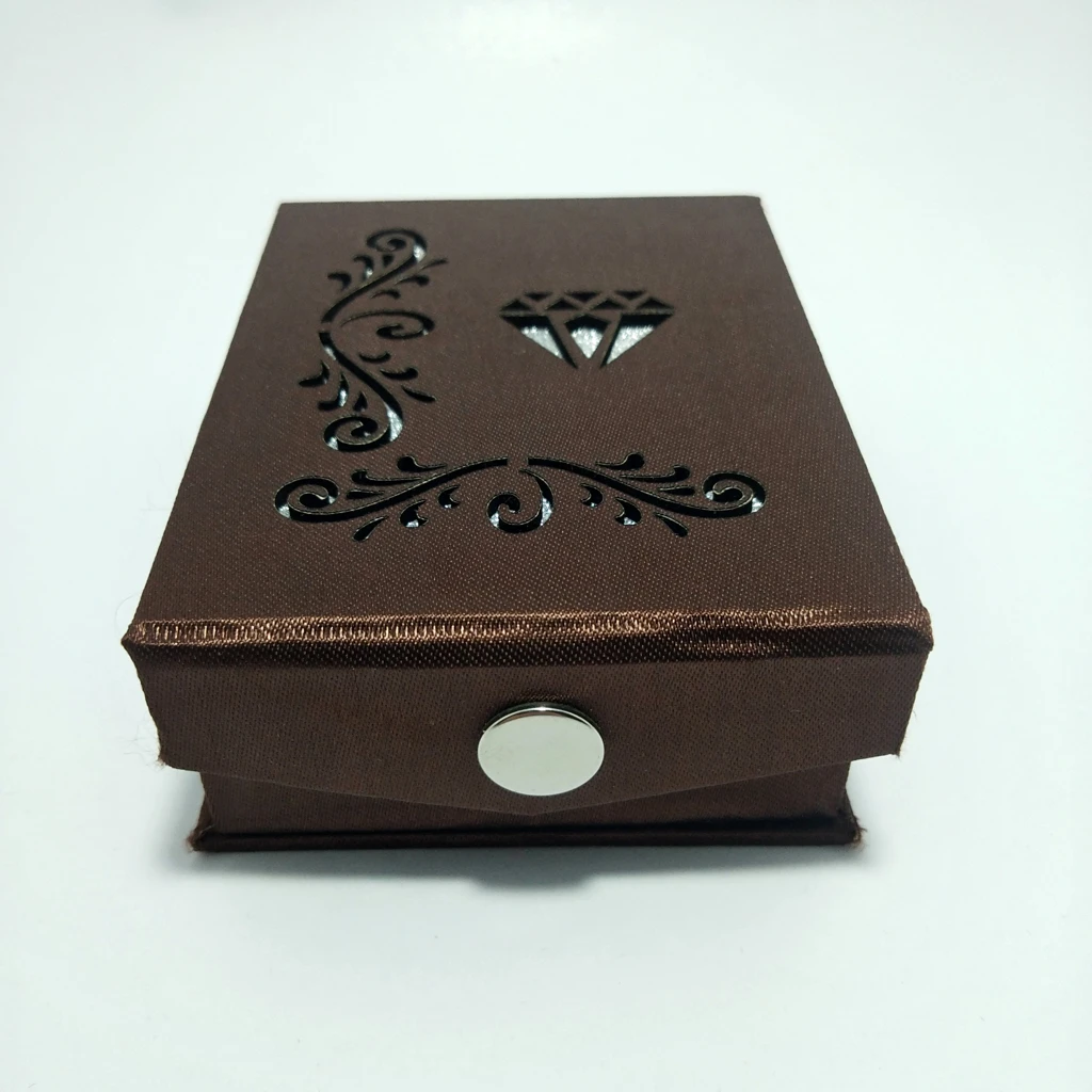brown laser satin pendant