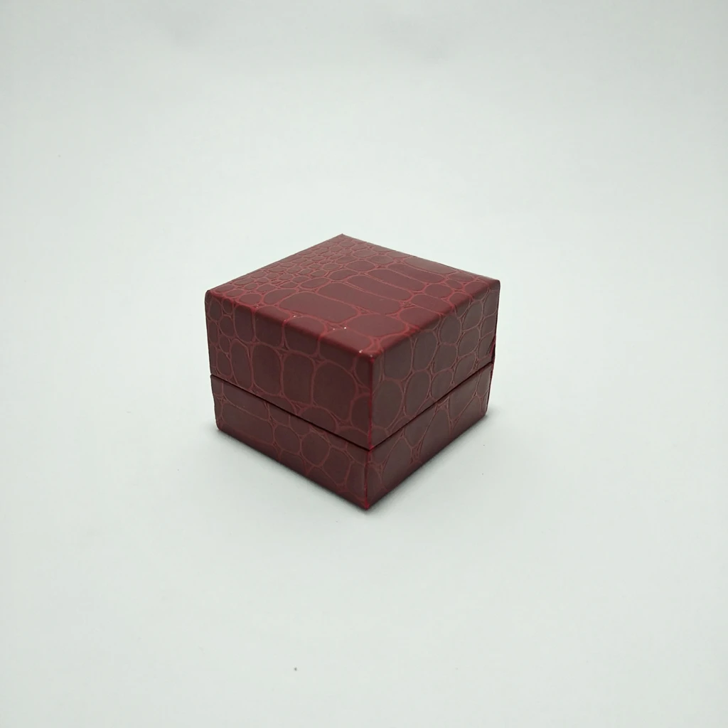 Red crocodile rexin kitkat ring box 