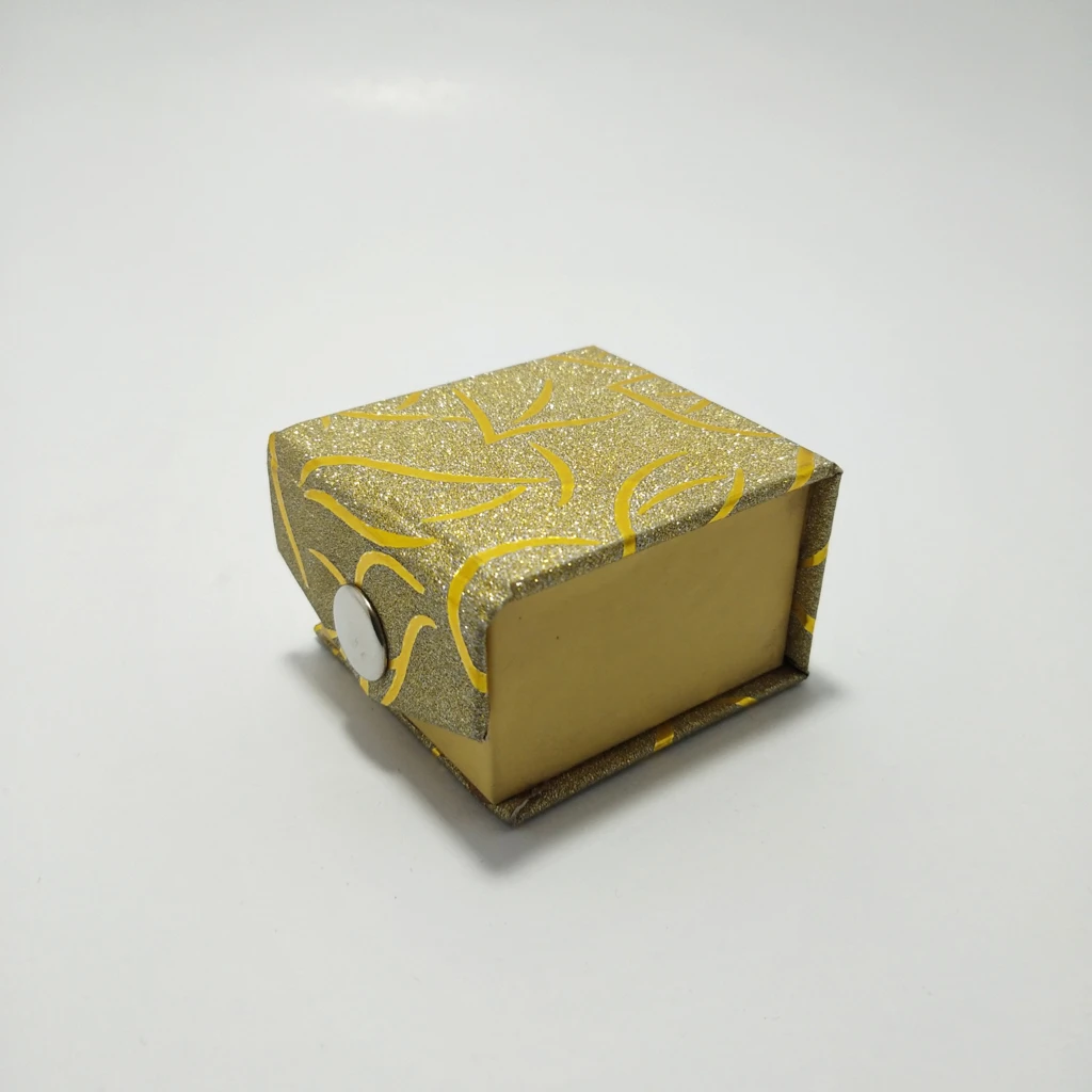golden paper cream ring  box 