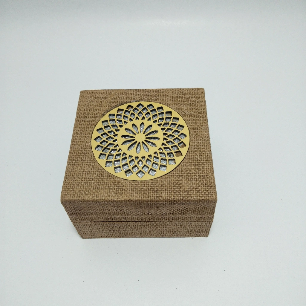 jute acrylic led black ring