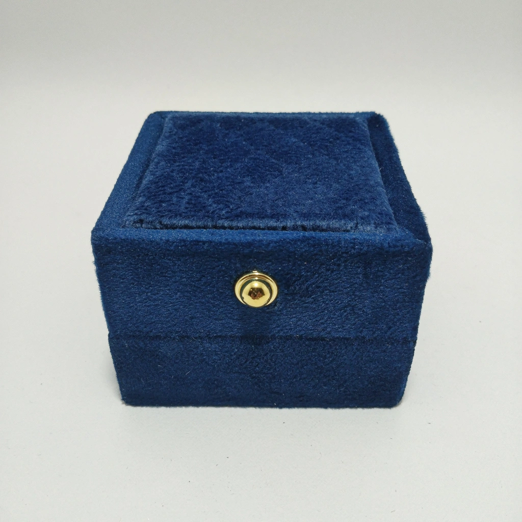 premium blue velvet led ring