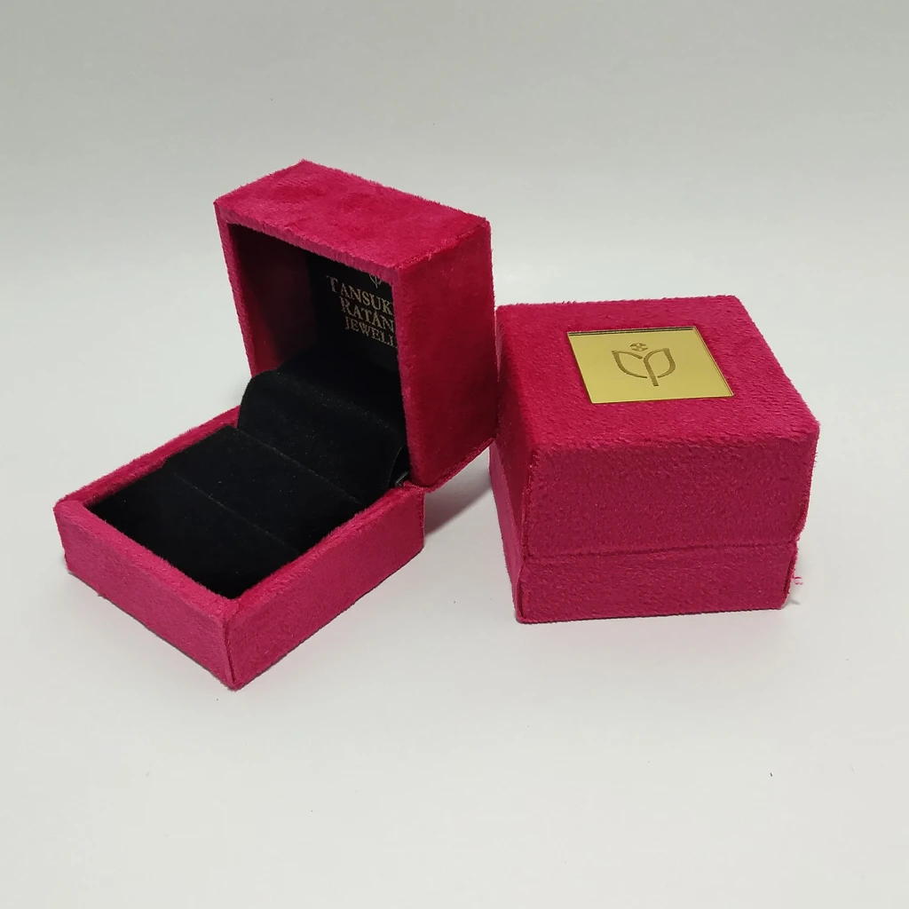 jewellery box premium all velvet acrylic ring