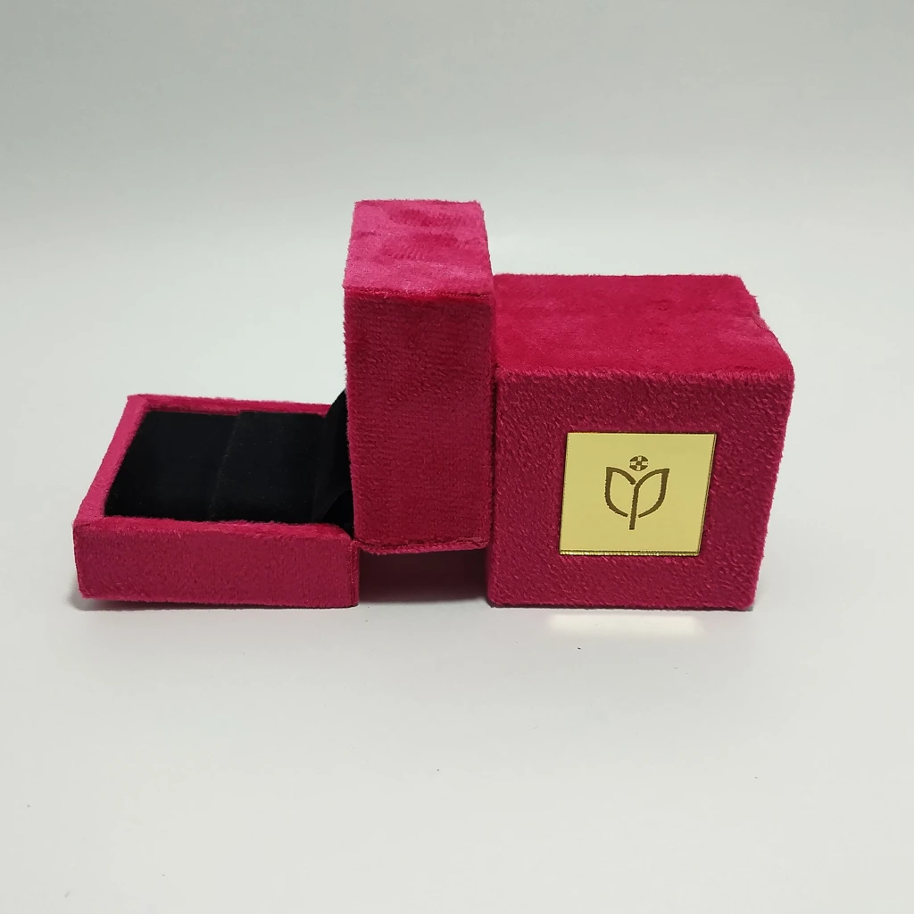 premium all velvet acrylic ring