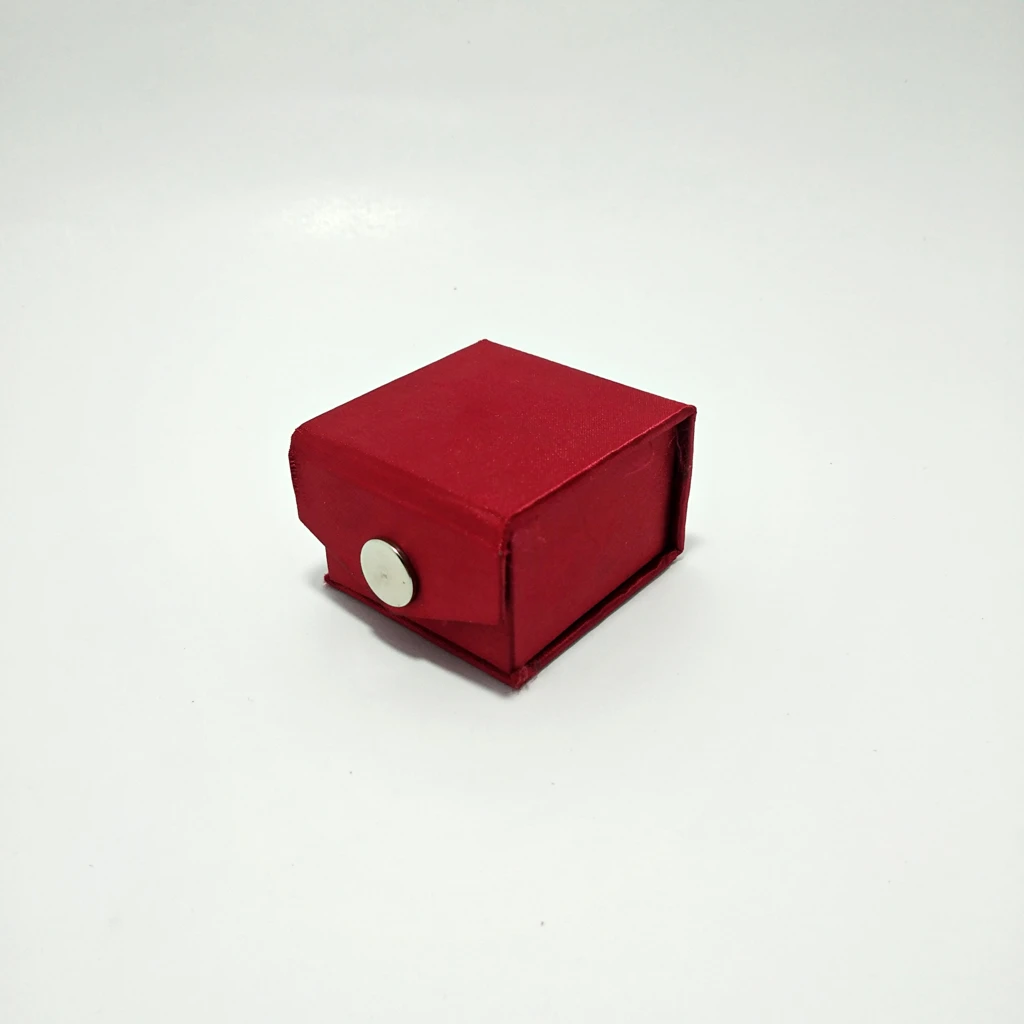 premium red satin velvet ring