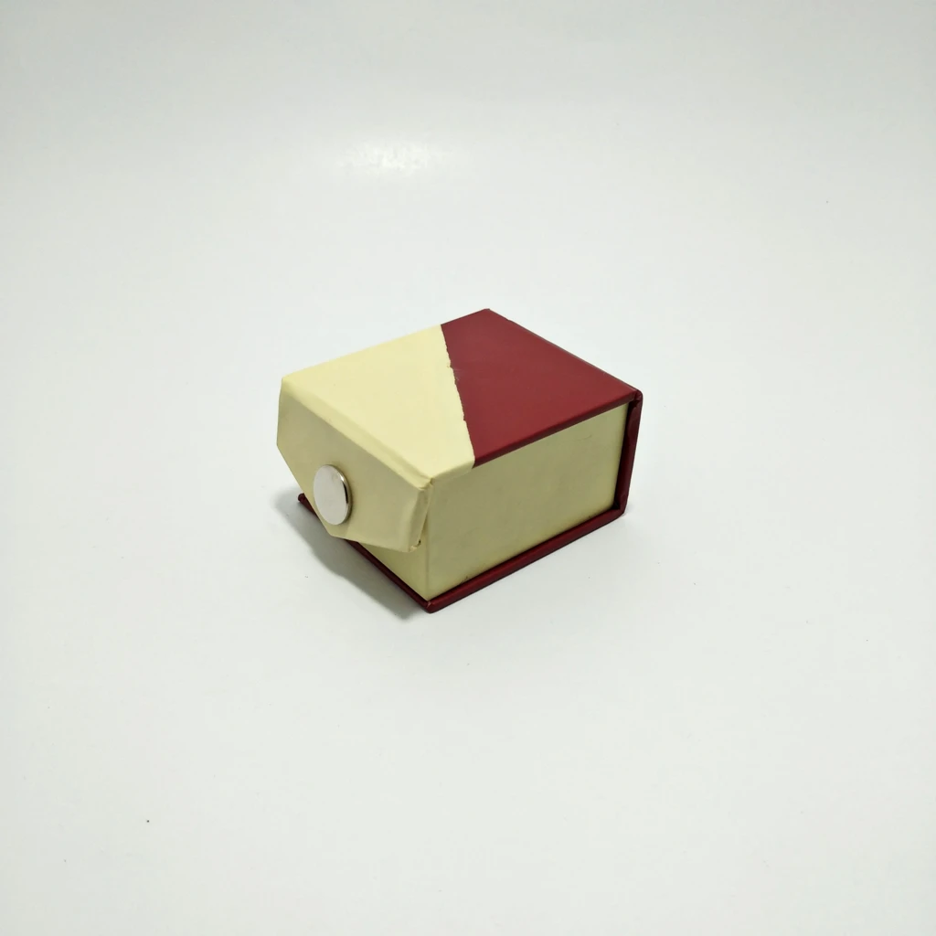 jewelry box bi color vinyl paper ring