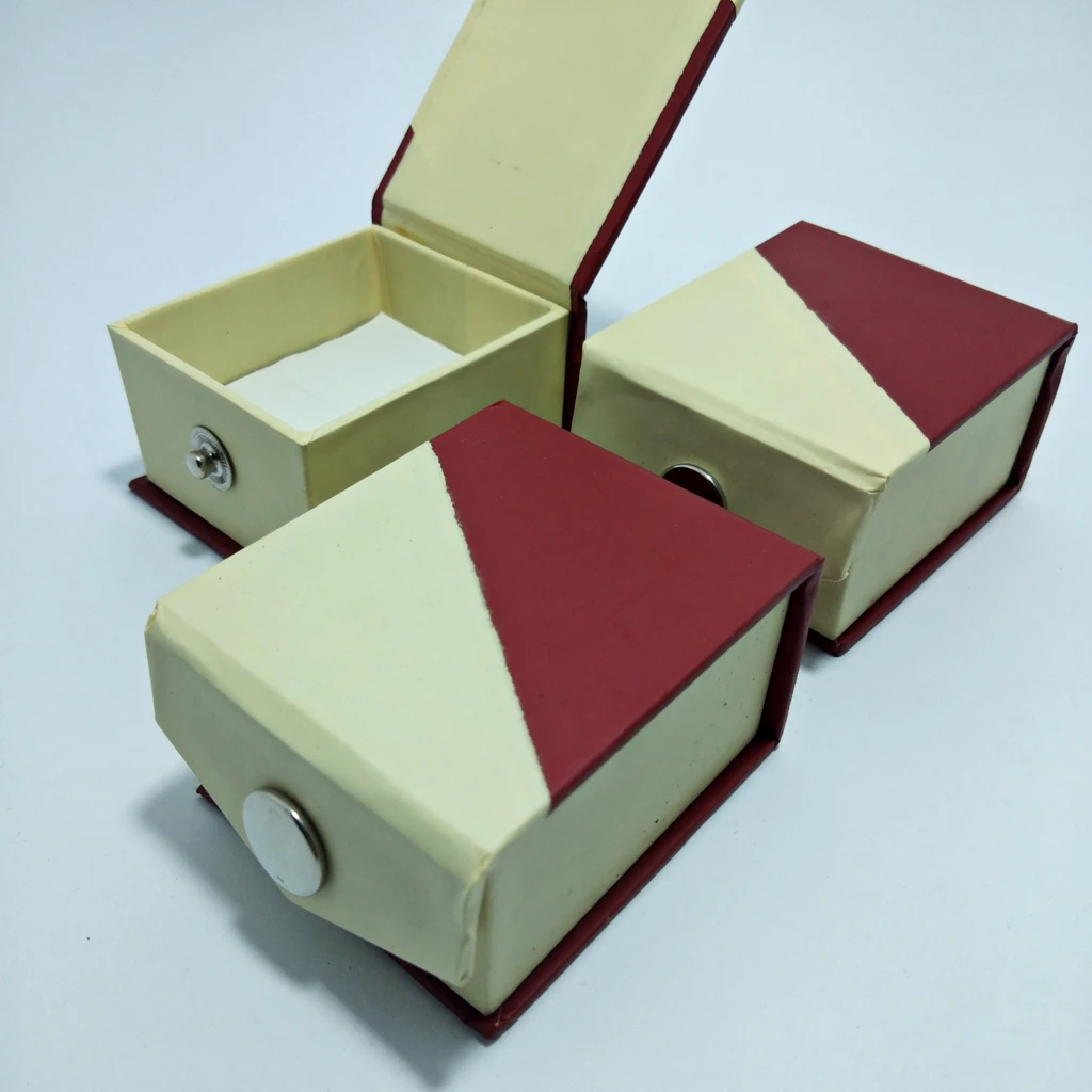 jewellery box bi color vinyl paper ring