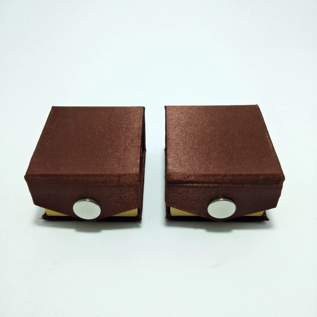 jewellery box basic brown satin ring