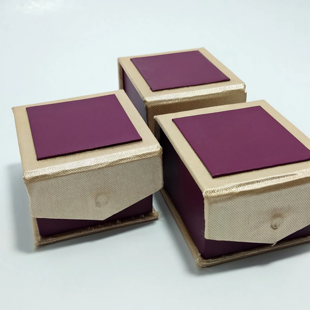 BI color purple satin ring