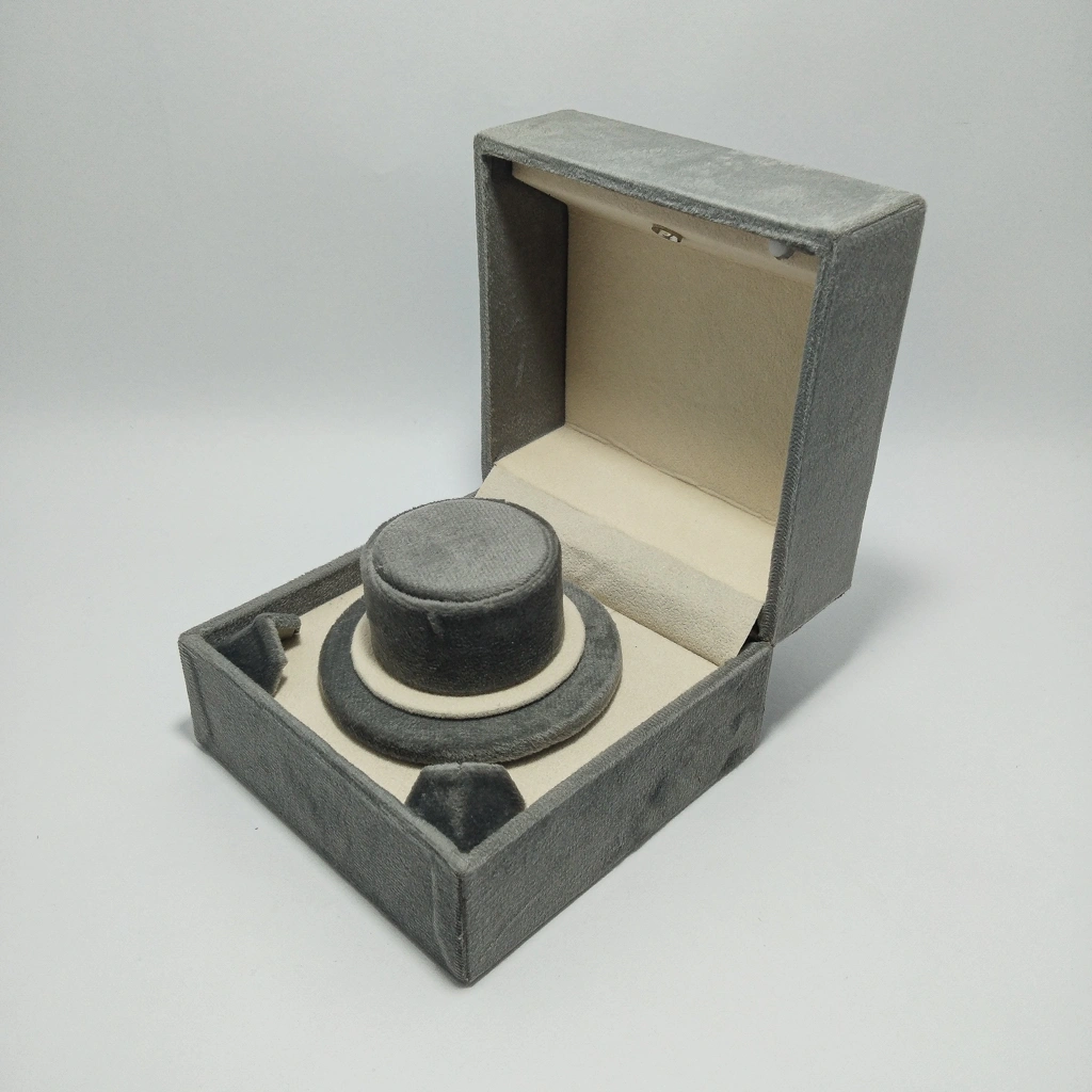 rotating premium velvet led bangles box 