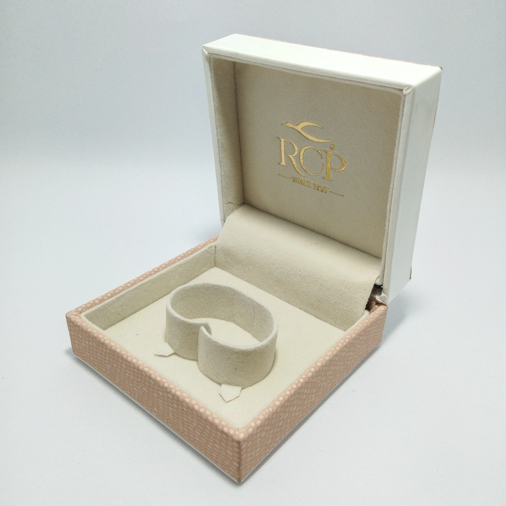pink leather white single bangless box 