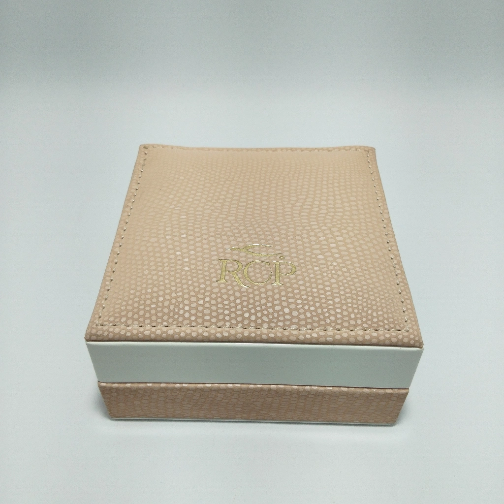 jewellery box pink leather white single bangless