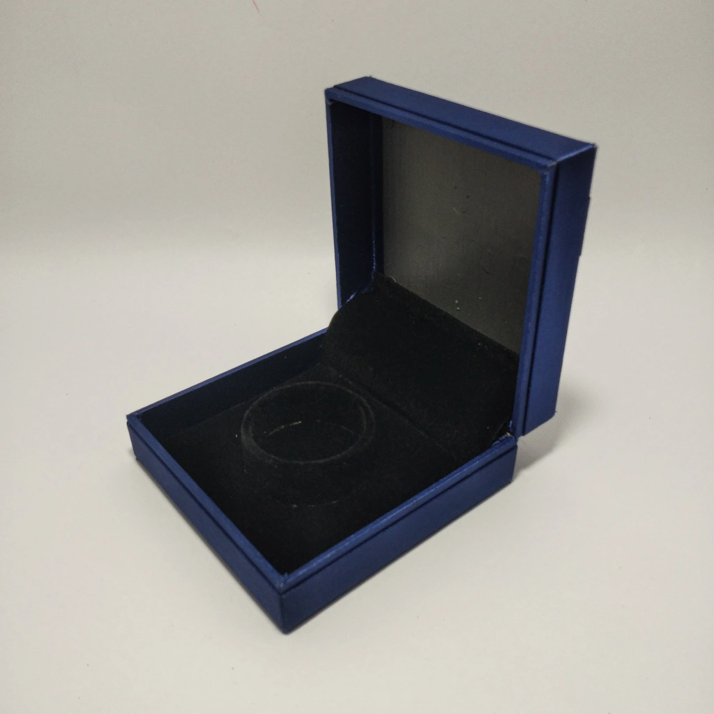 jewelry box blue satin black single bangles