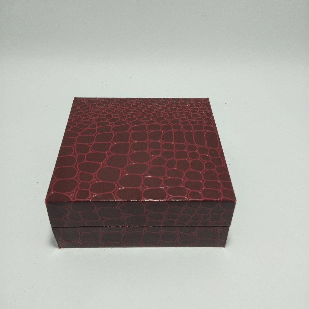 jewellery box red crocodile rexin single bangles