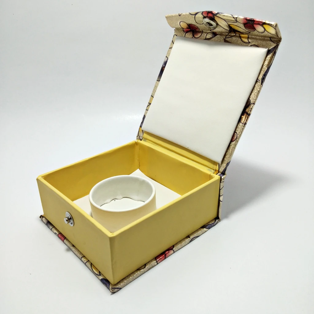 jewellery box china flower rexin single bangles