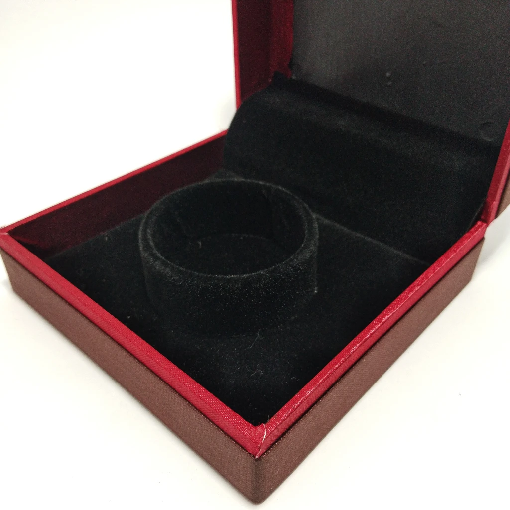jewelry box red brown satin kitkat bangles