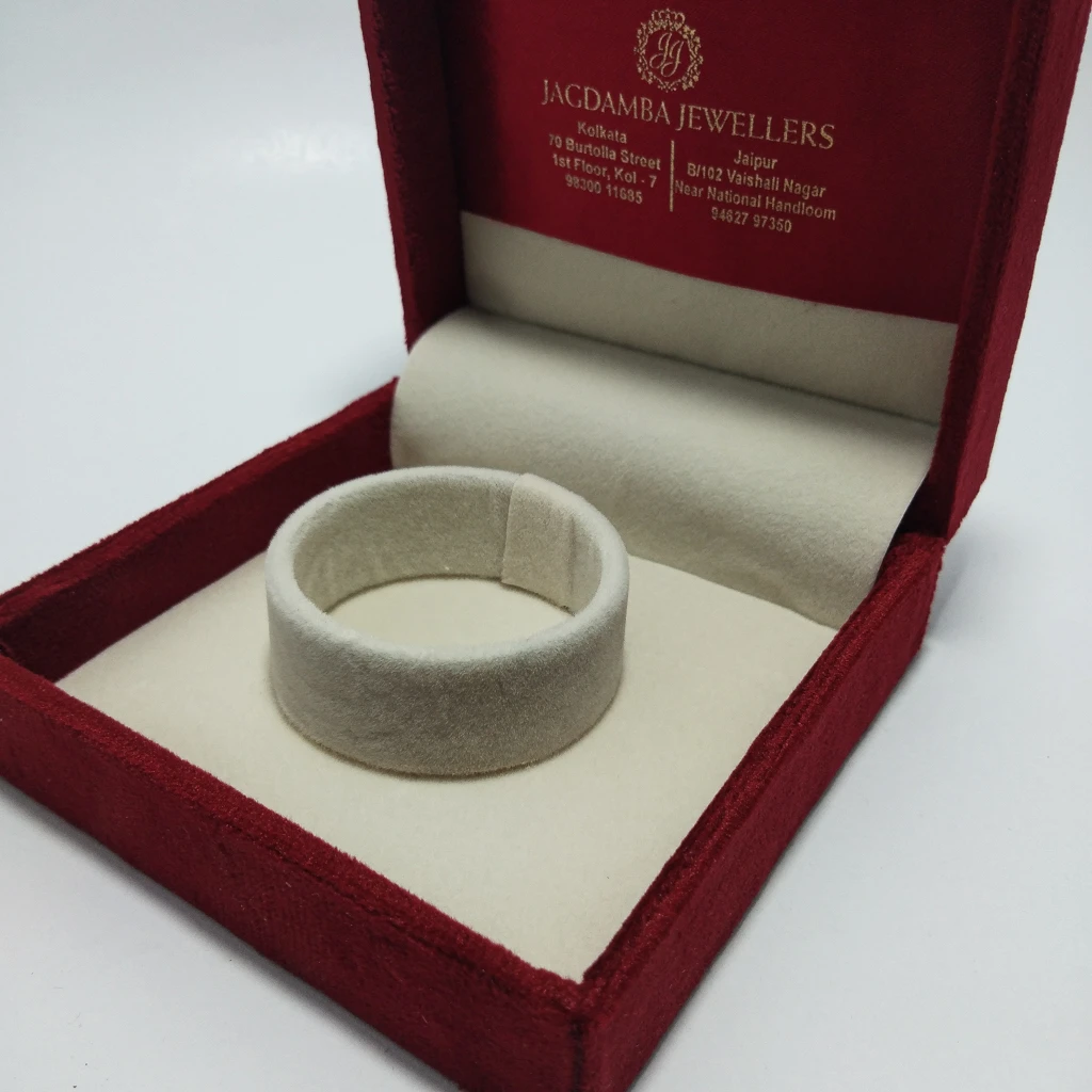 jewellery box fine red velvet single bangles