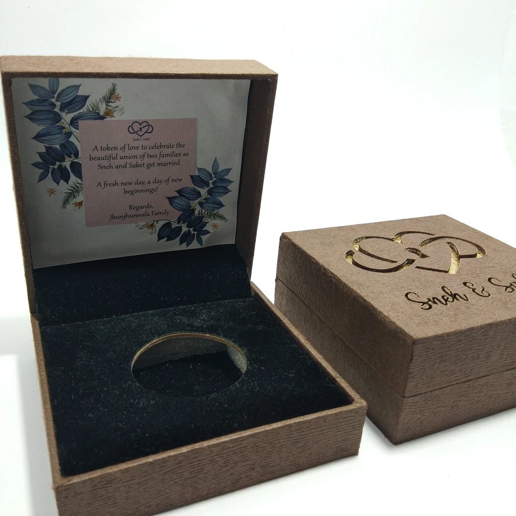 custom laser kitkat wooden box