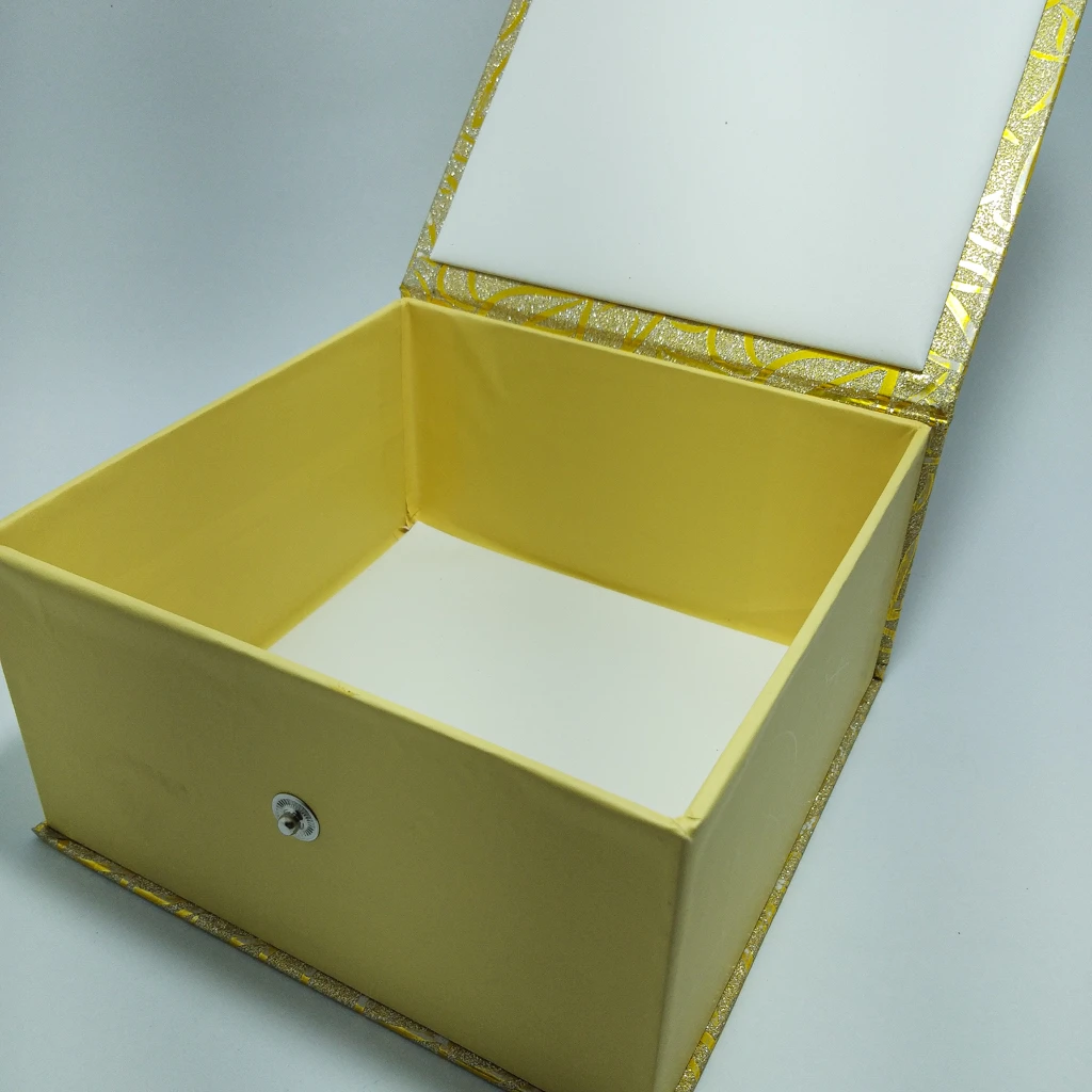 jewelry box golden flower rexin universal box