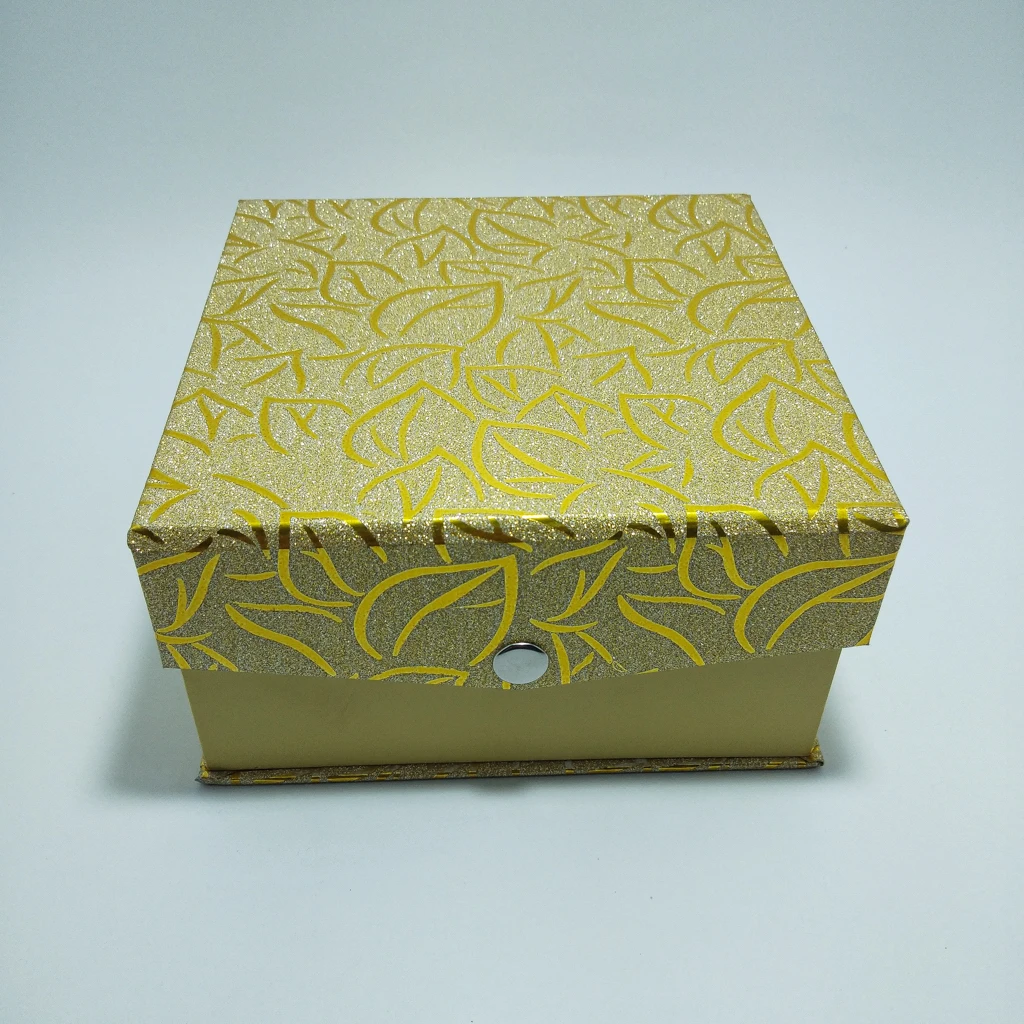 jewellery box golden flower rexin universal box