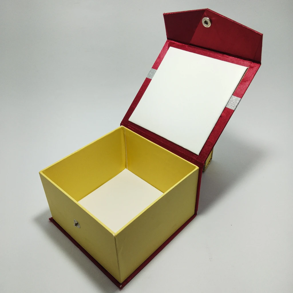 jewellery box red satin strip universal box