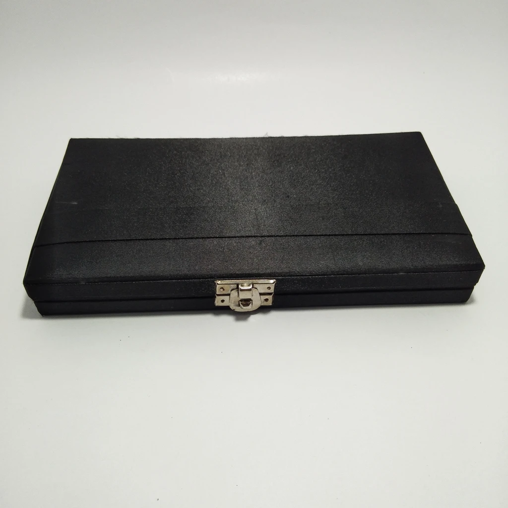 black satin black velvet plain box