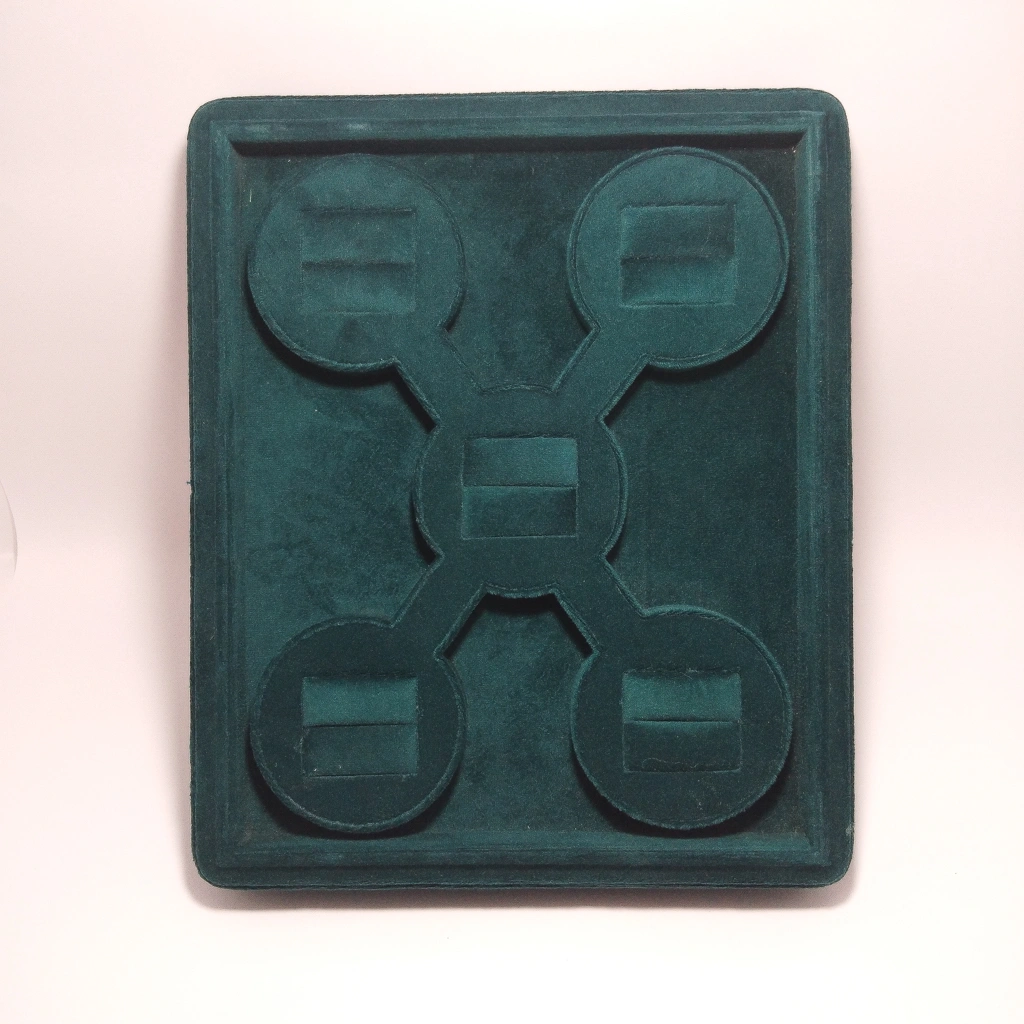 cyan sweat velvet ring stock display