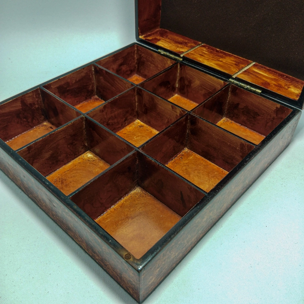 jewellery box wooden fire custom universal stock