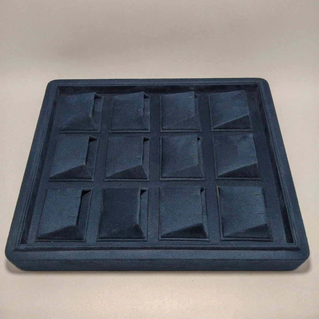 royal blue velvet tops stock display