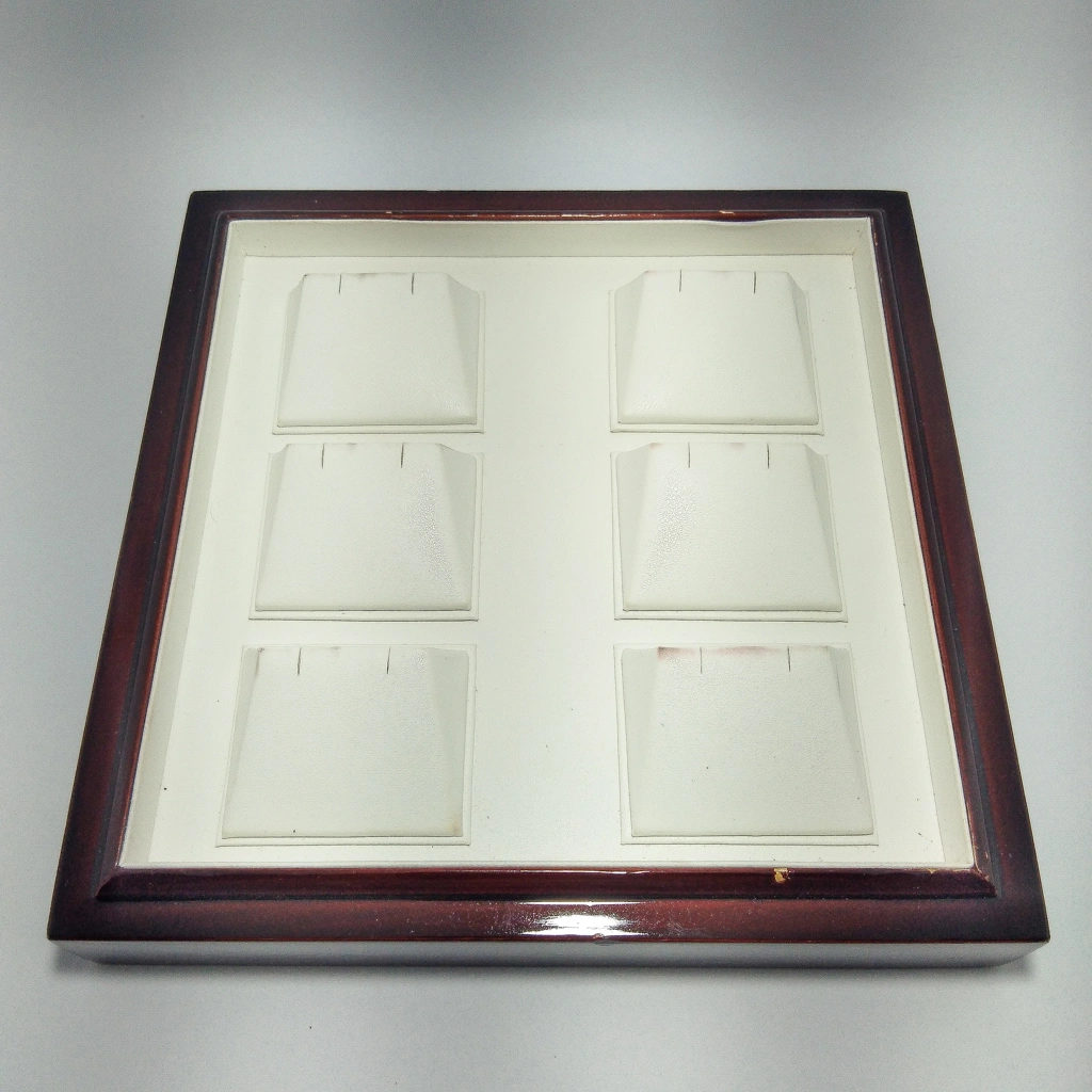 wooden white nappa display stock tops