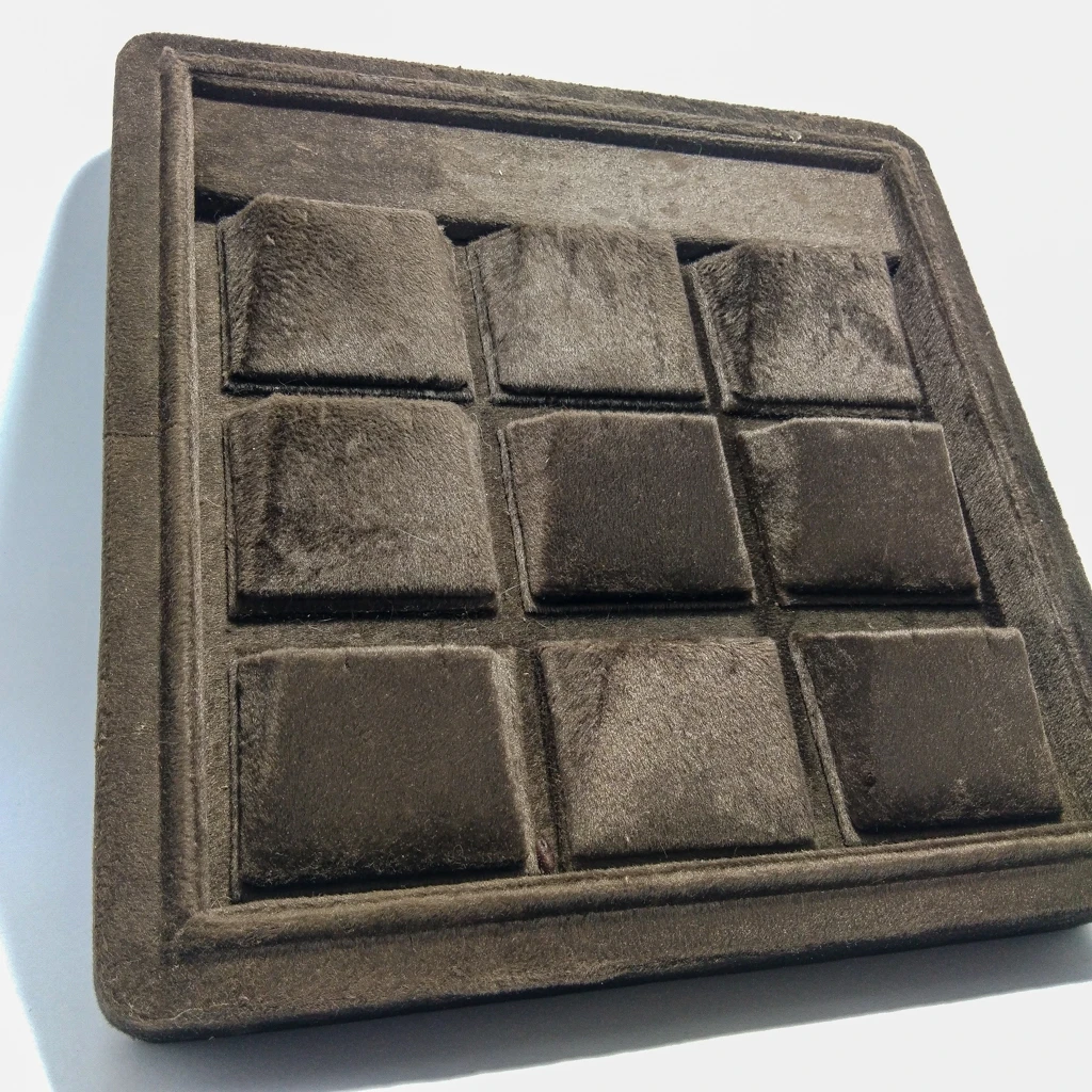 premium brown velvet 9 tops stock box 