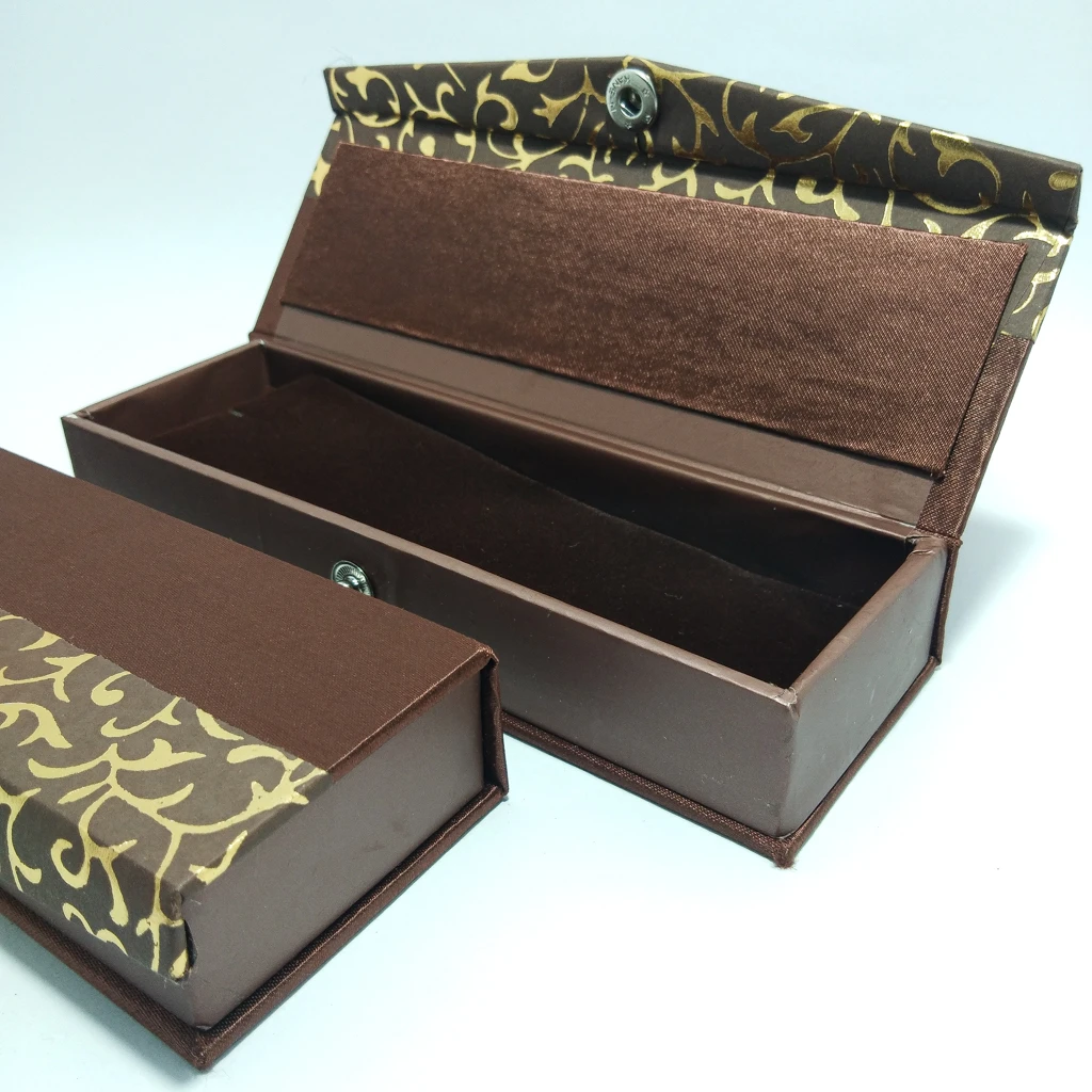 jewelry box kolka satin bi color brown tika