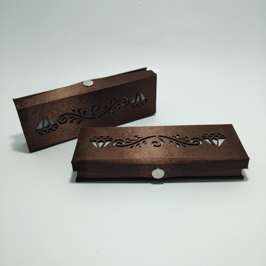 jewellery box Brown laser satin tika box