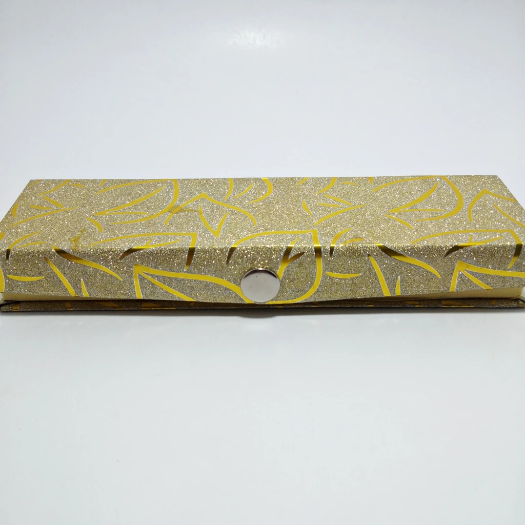 jewelry box golden paper white nappa tika