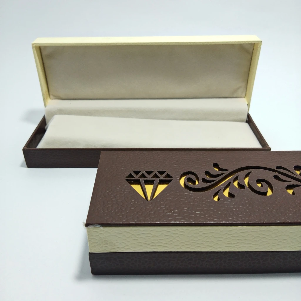 jewellery box bi color wooden laser tika