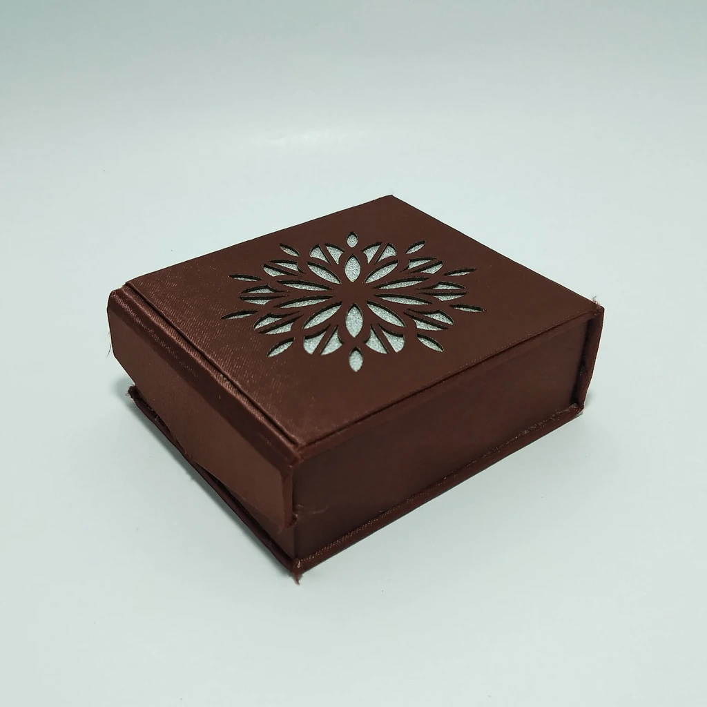 Brown satin laser finish tops