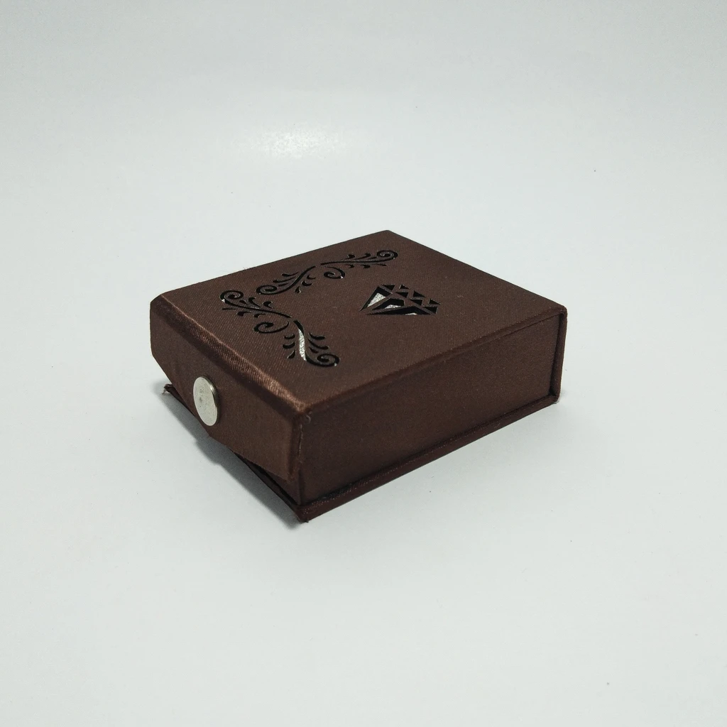 jewelry box a+ brown rexin paper laser tops